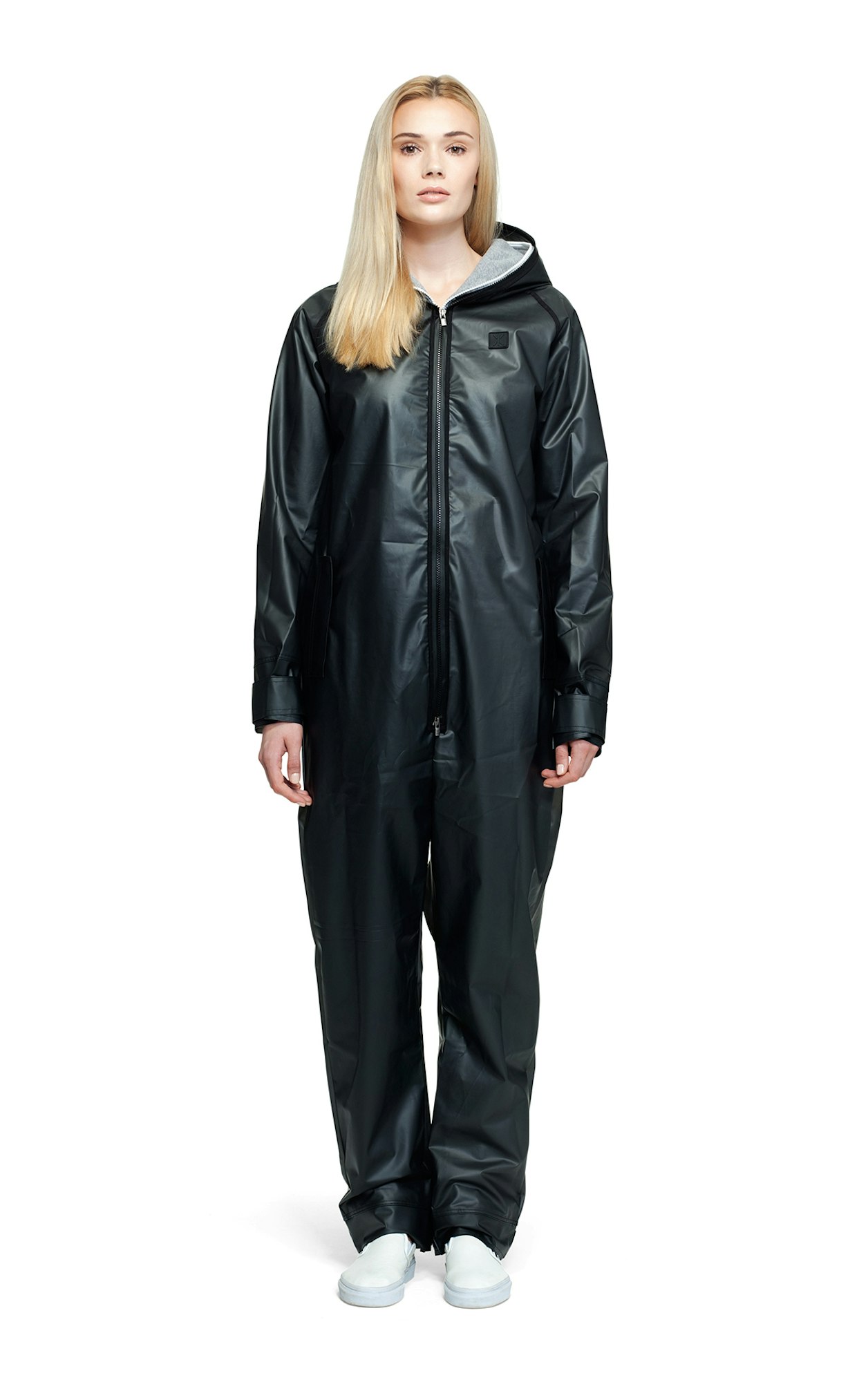 Rain Jumpsuit Transparent Black | onesie | Onepiece US