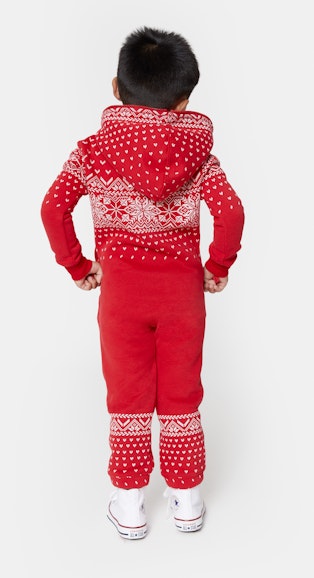 Onepiece Alpine Kids jumpsuit Red