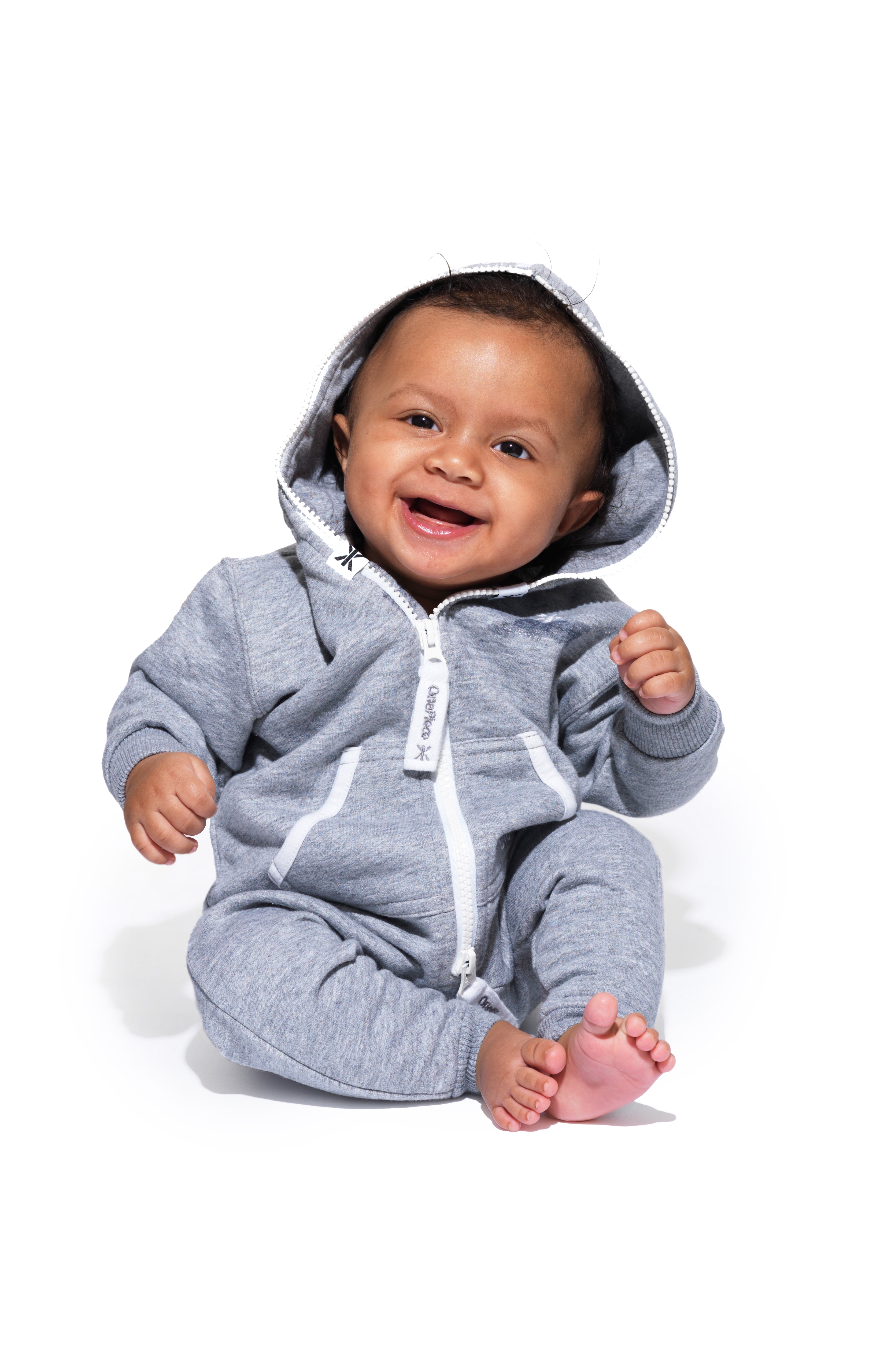 grey baby jumpsuit