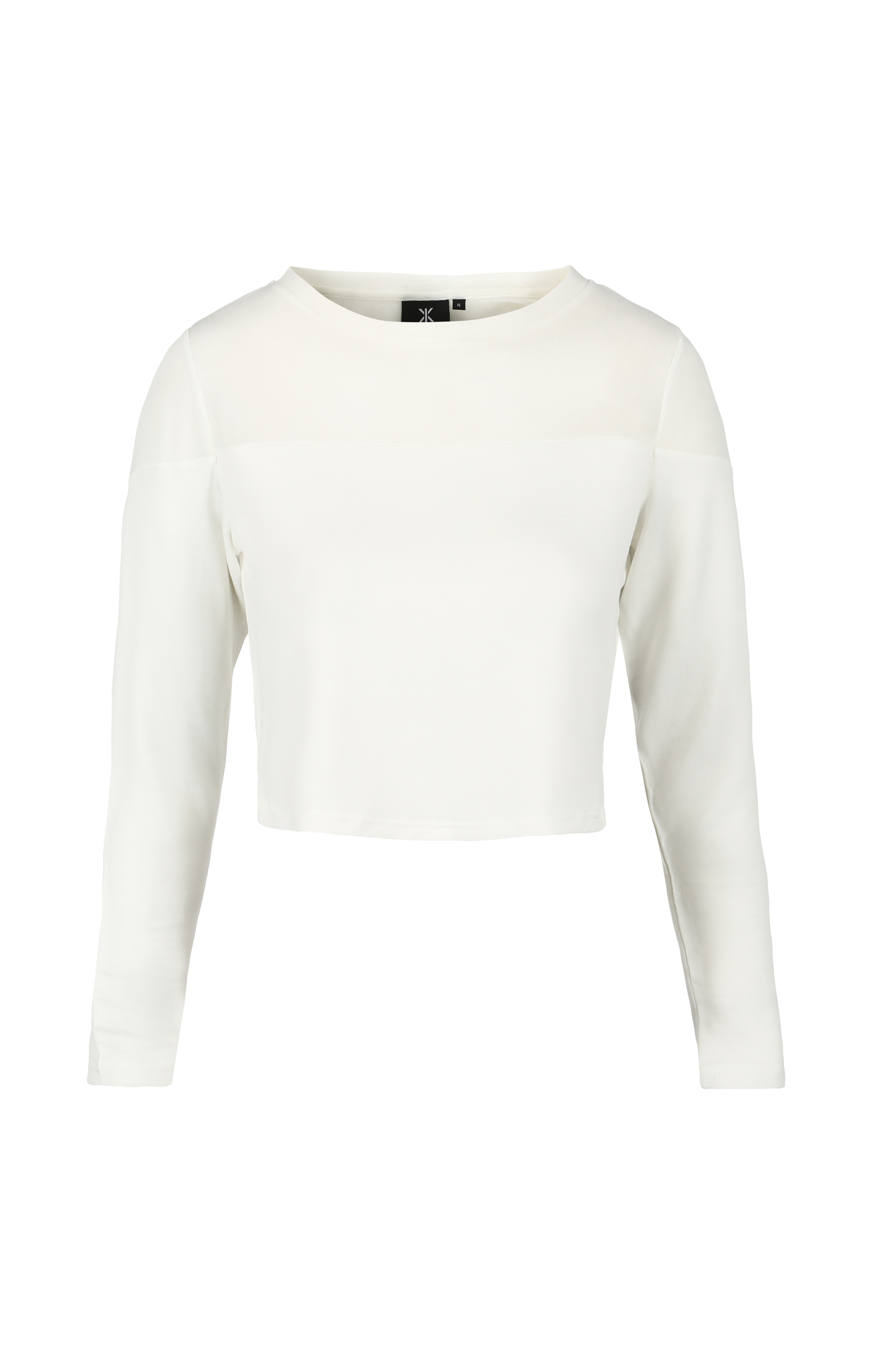 cropped sweater white