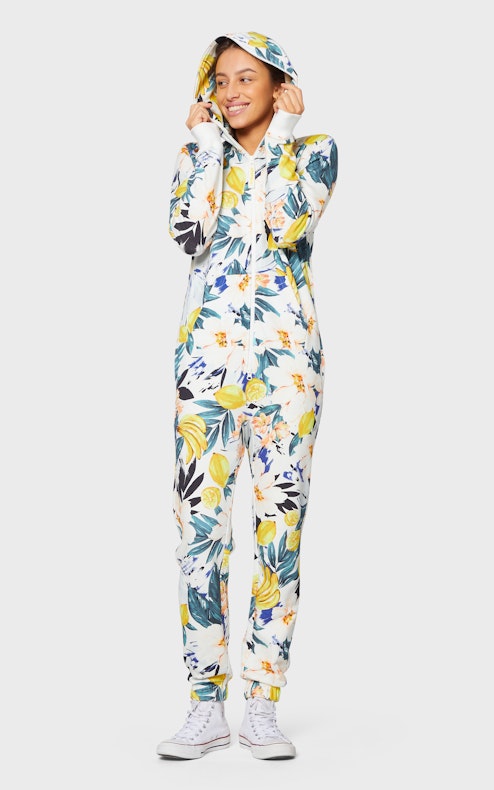 Onepiece Bananas Jumpsuit Off White