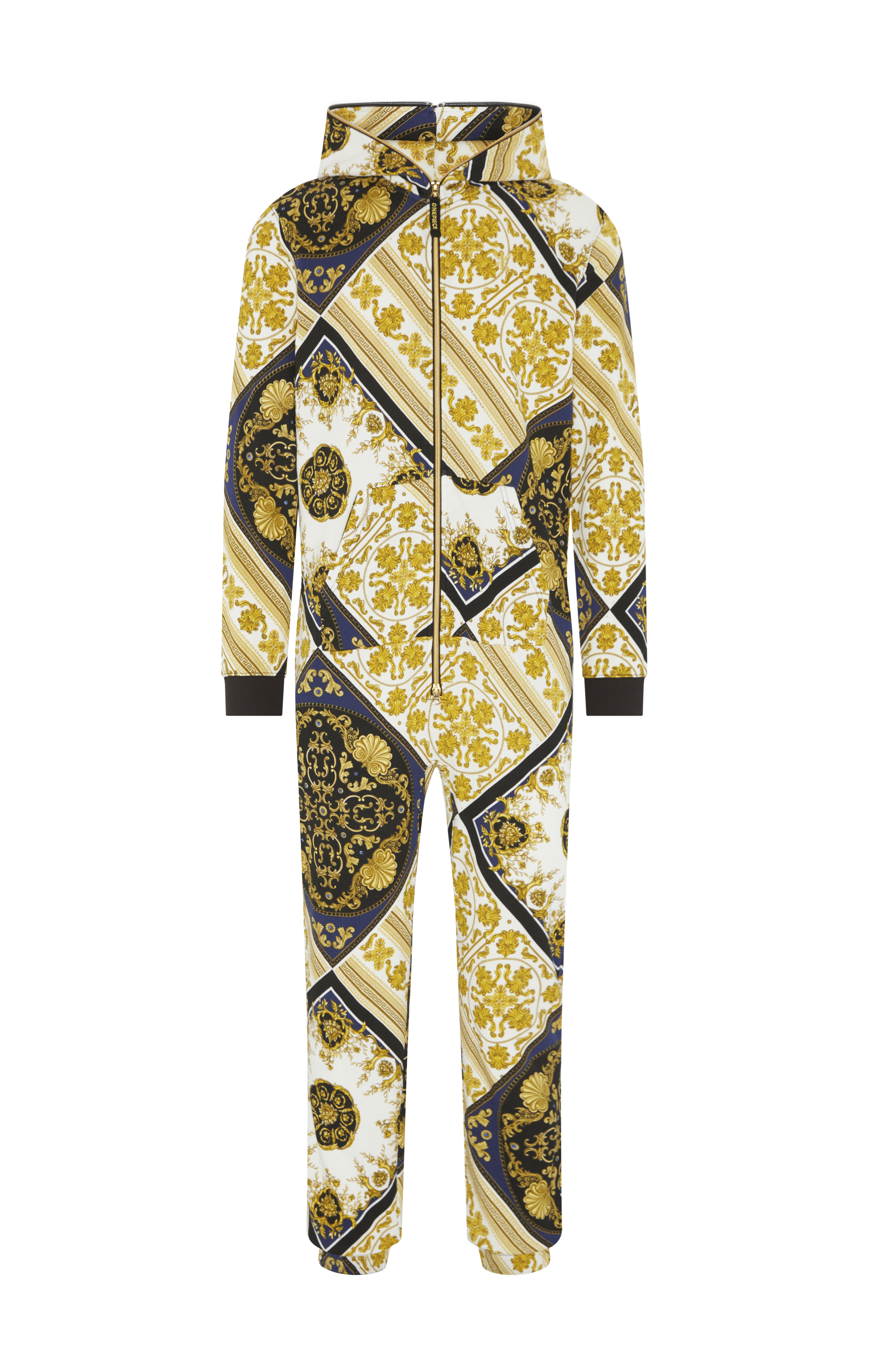 Baroque Print Jumpsuit Multifarbig