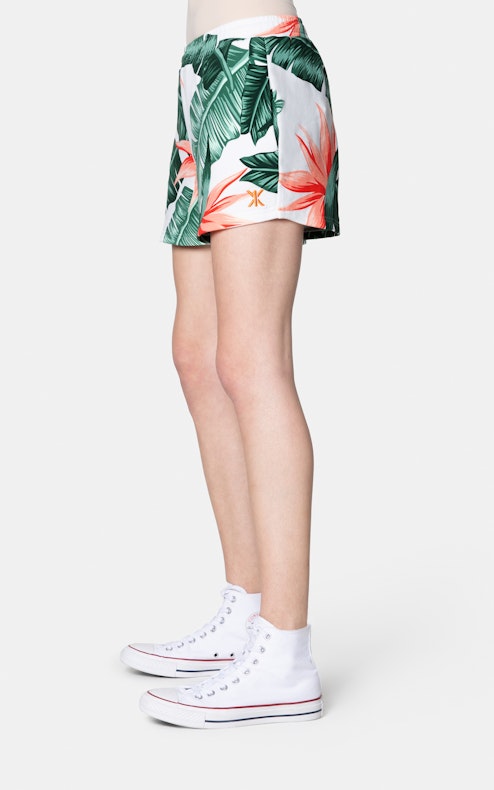 Onepiece Beverly Hills Womens shorts Off White print