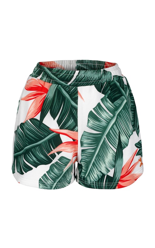 Onepiece Beverly Hills Womens shorts Off White print