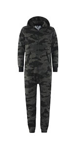 Camouflage Jumpsuit Black