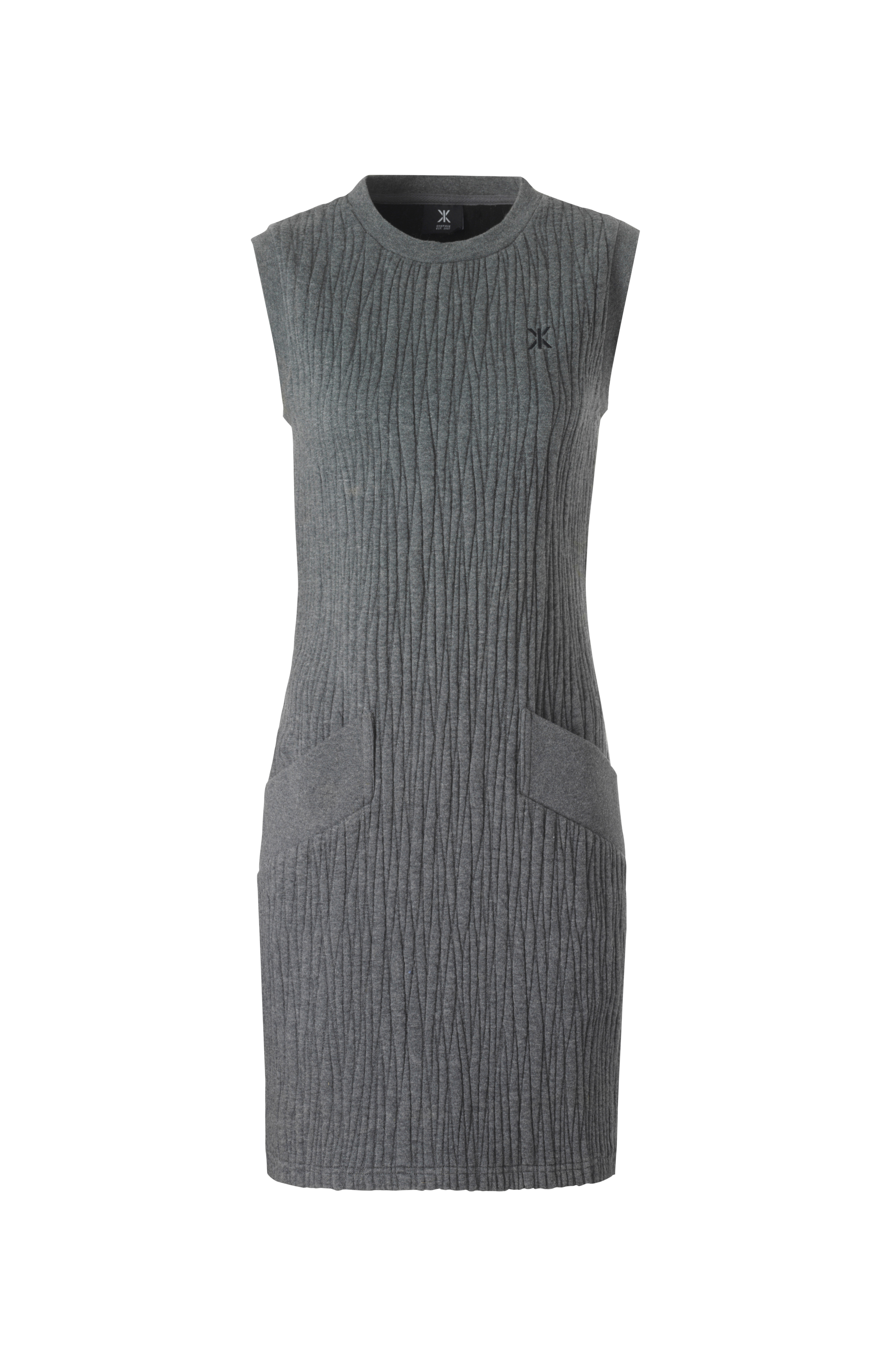 Capacity Dress Dark Grey Melange