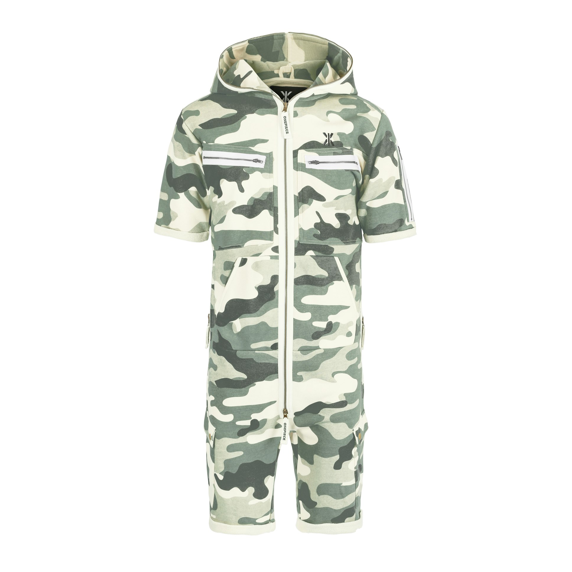 Cargo Short Jumpsuit Camouflage