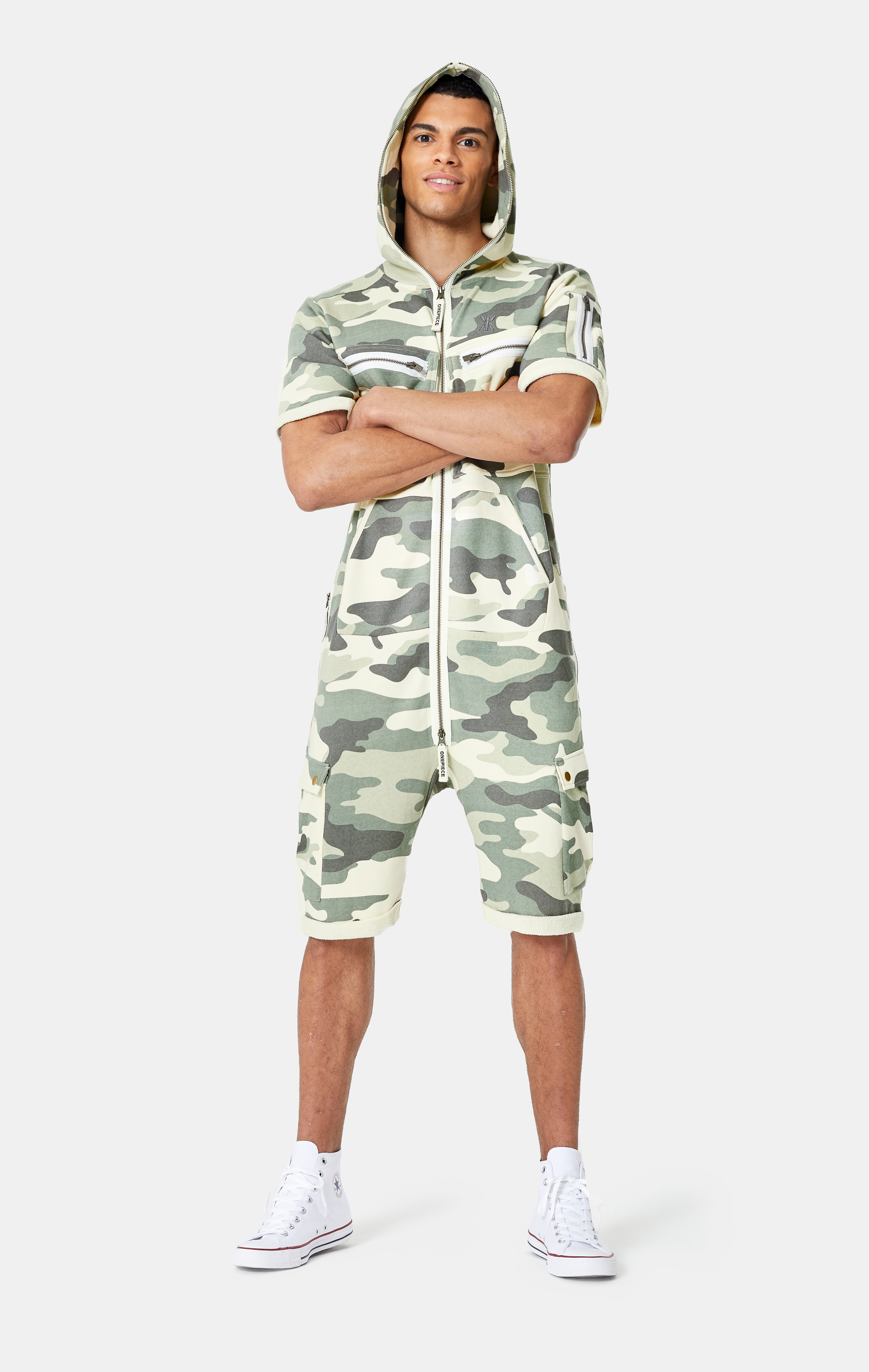 army camo cargo shorts