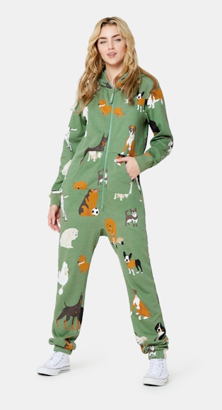 Onepiece Dogs Out Jumpsuit Green