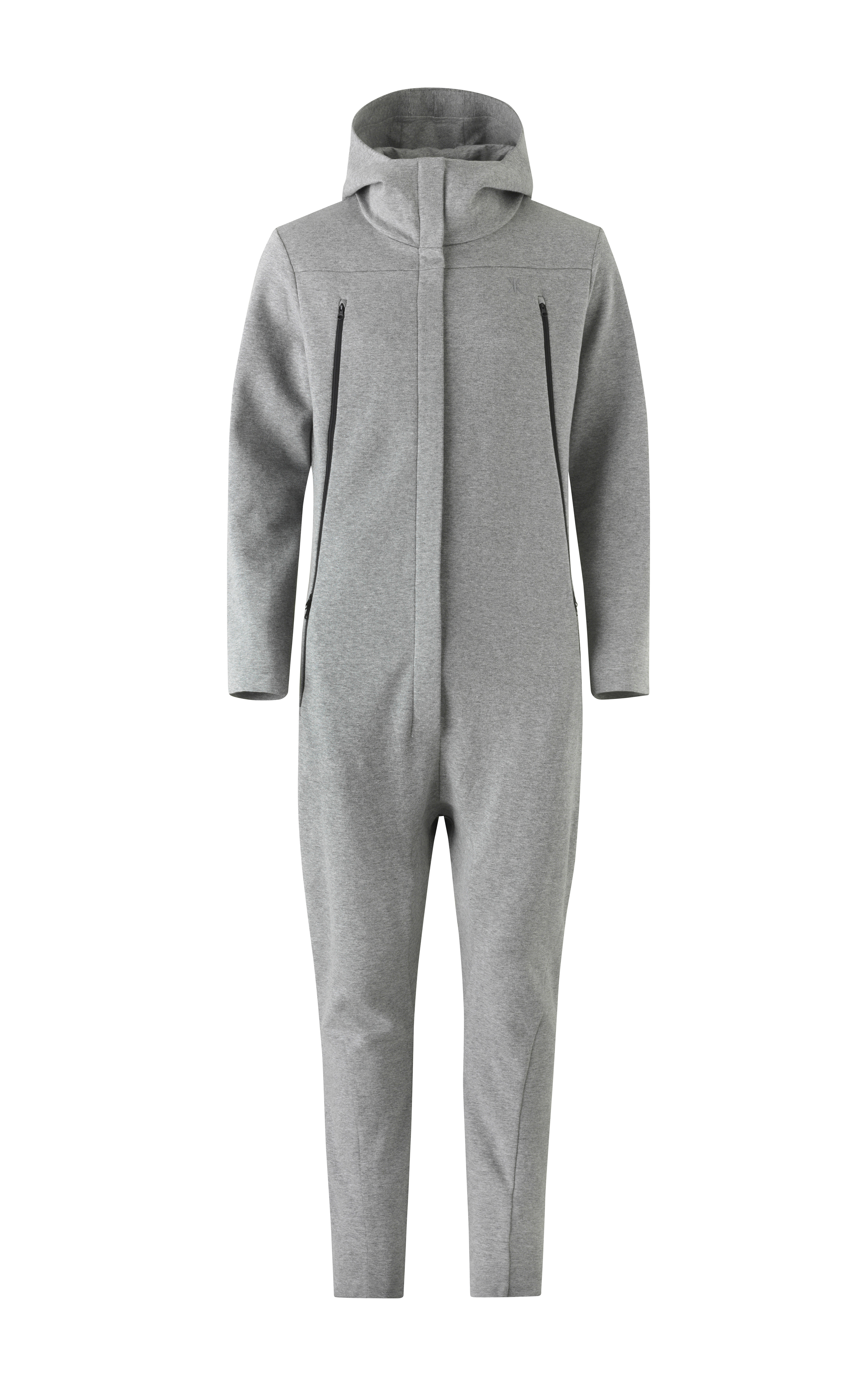 grey fitted jumpsuit