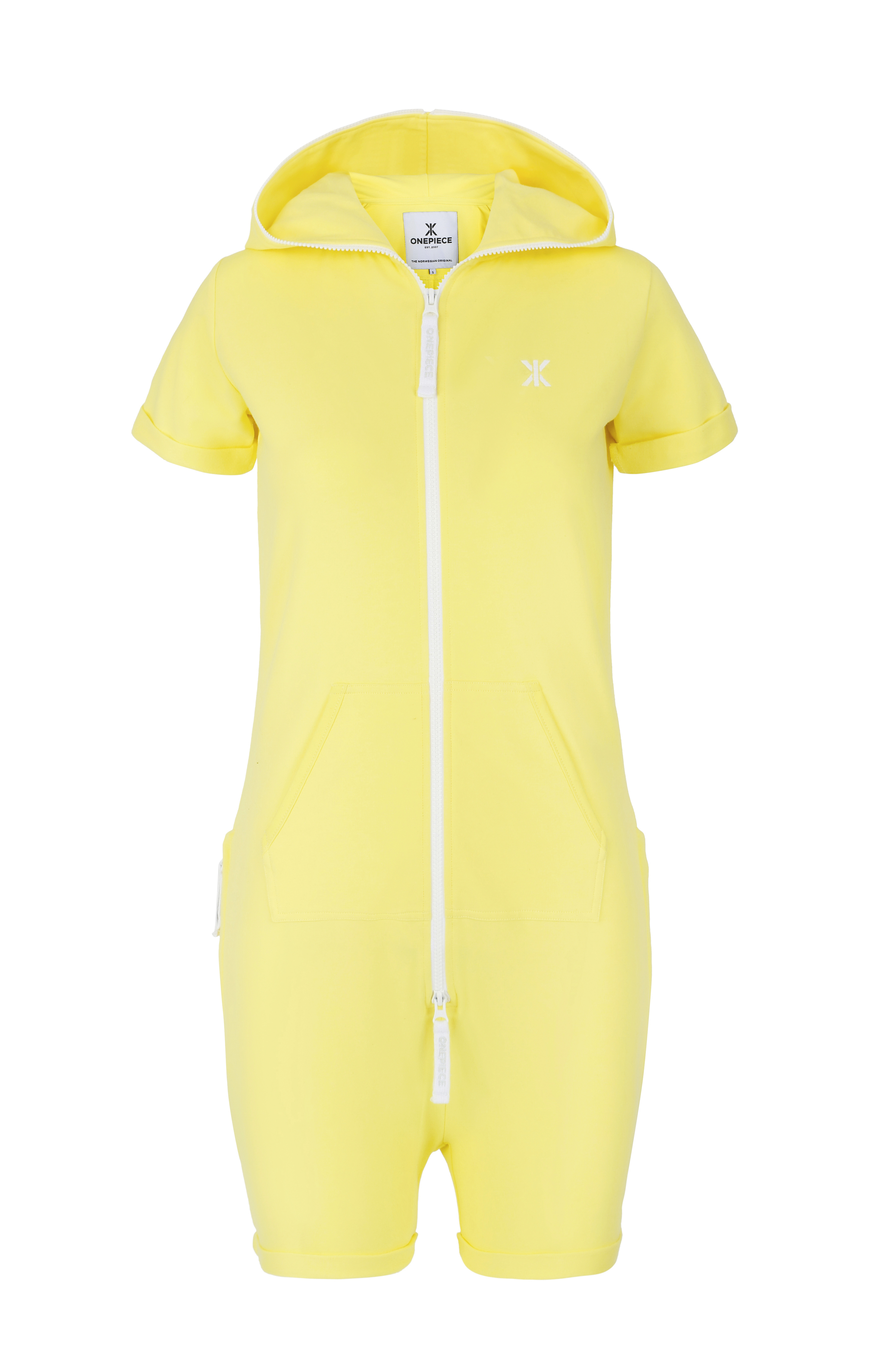 yellow short jumpsuit