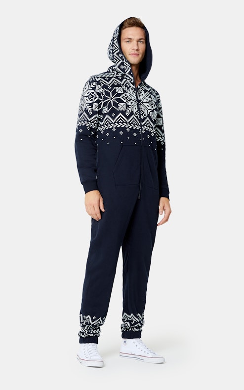 Onepiece Flakes jumpsuit Navy