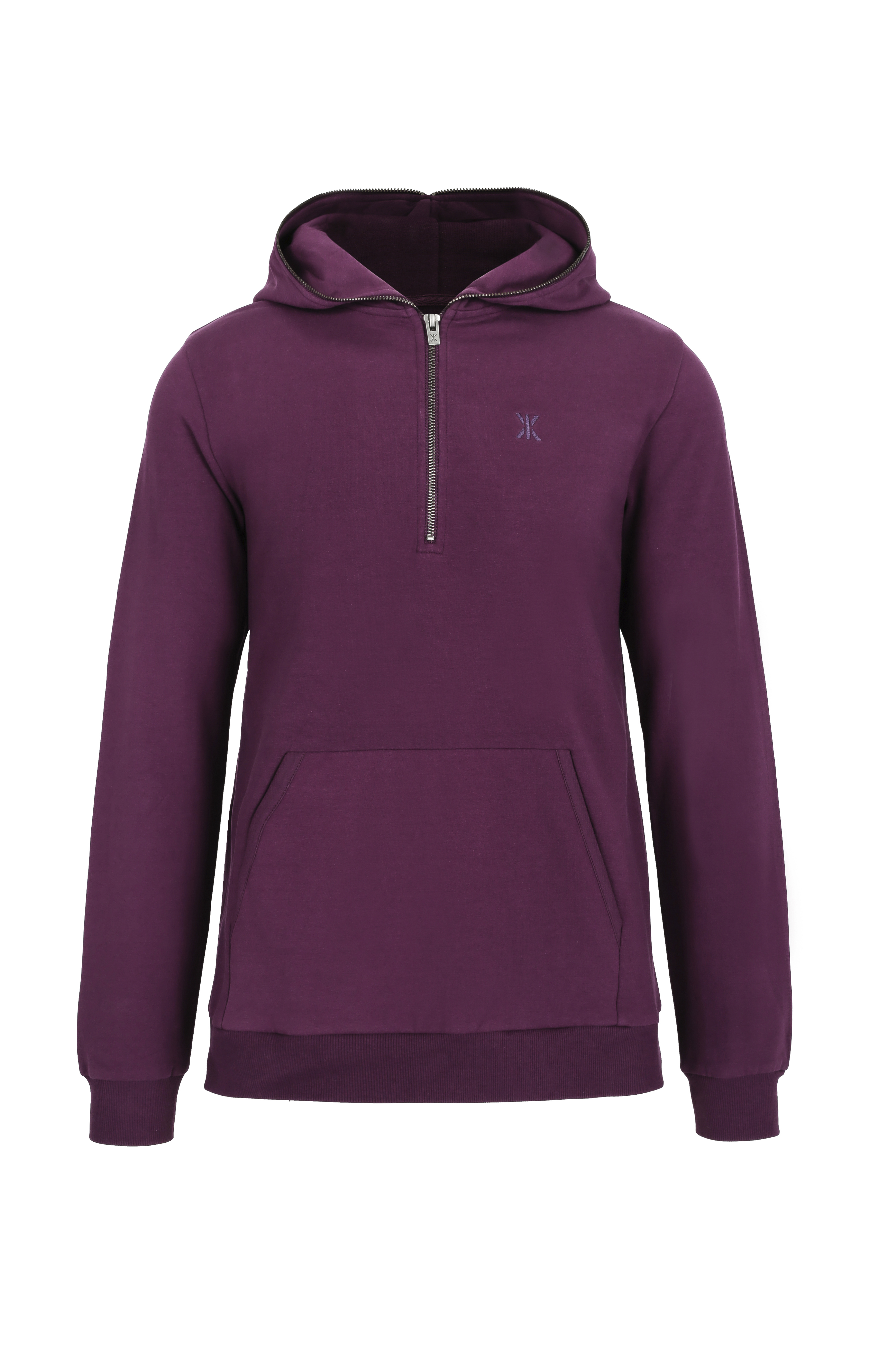 burgundy zipper hoodie