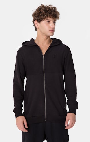 Go Zip Hoodie Black