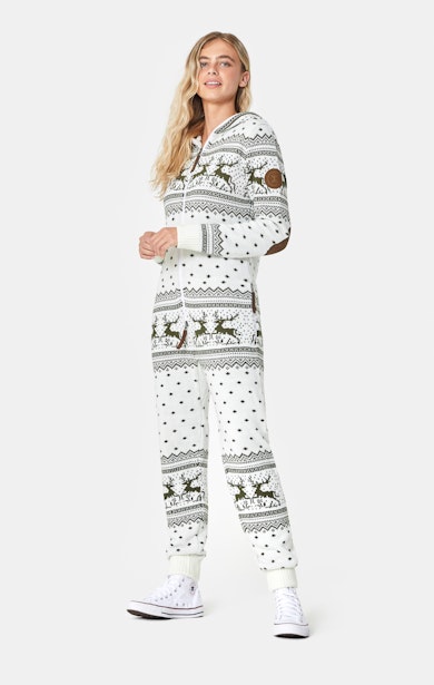 Onepiece Holidays Are Coming Onesie Off white