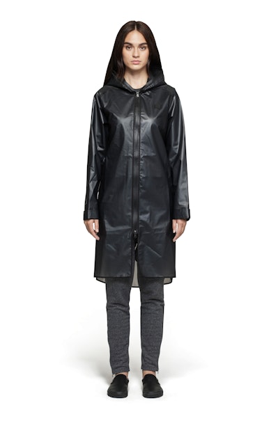 Onepiece Influence Rain Jacket Transparent schwarz
