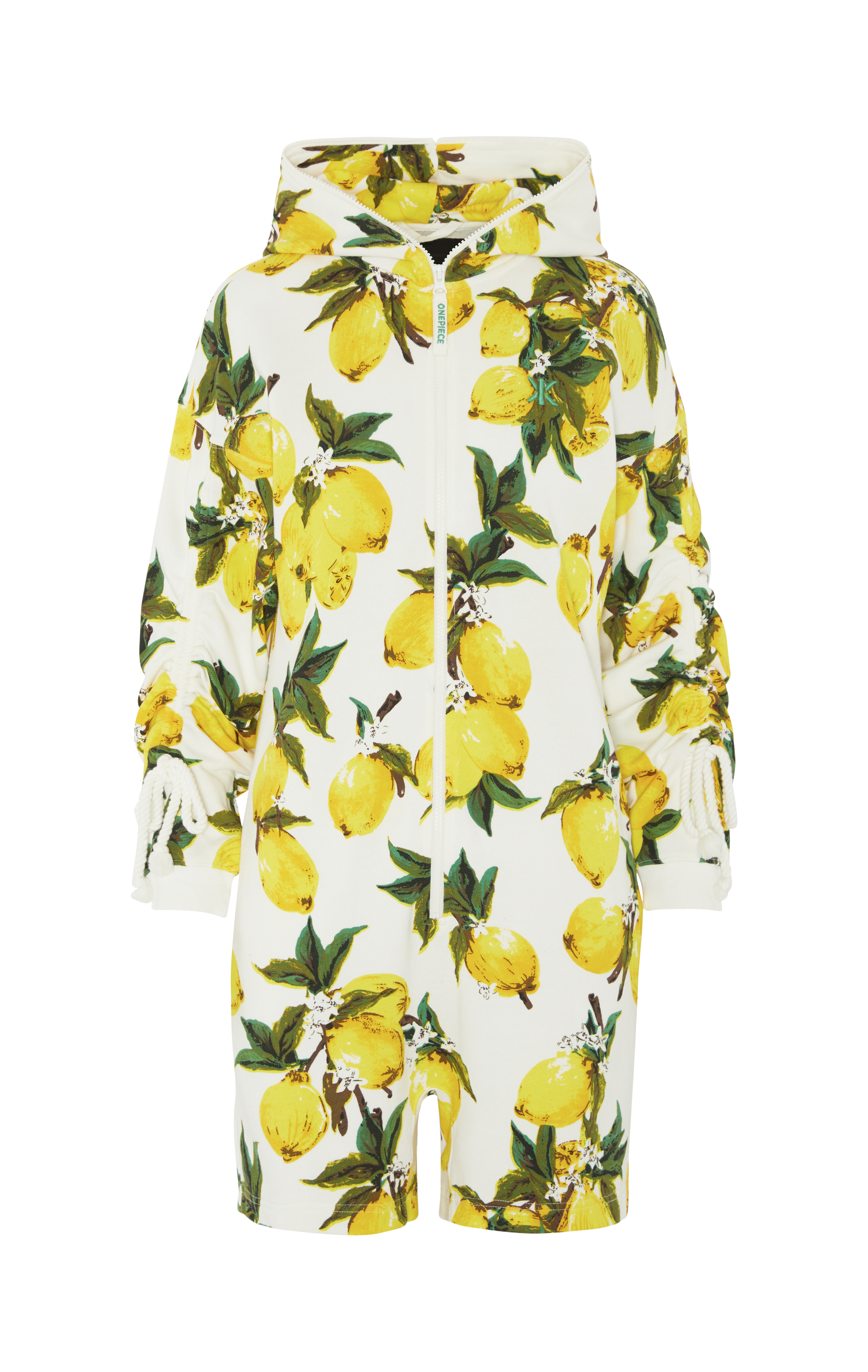 Lemon Print Womens Jumpsuit Gelb/bedruckt