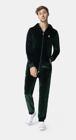 Onepiece Original Velour Jumpsuit Green