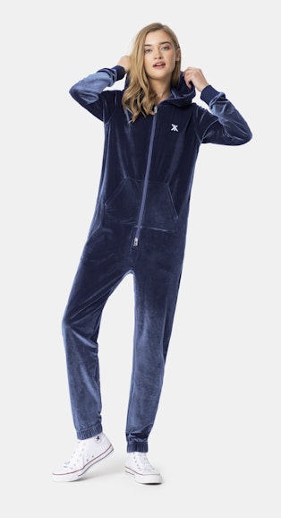 Onepiece Original Velour Jumpsuit Navy
