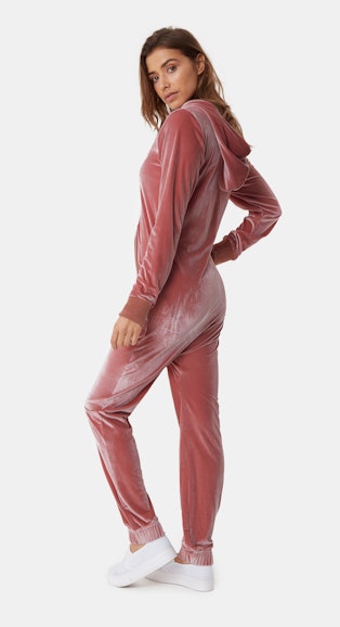 Onepiece Original Velour Jumpsuit Pink