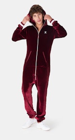 Onepiece Original Velour Jumpsuit Red