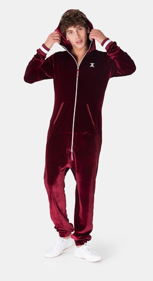Onepiece Original Velour Jumpsuit Red