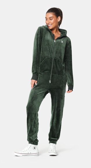 Onepiece Original Velvet Jumpsuit Green