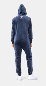 Onepiece Original Velvet Jumpsuit Bleu marine