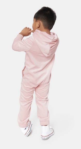 Onepiece Original Velvet Kids jumpsuit Pink