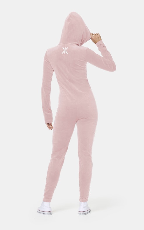 Onepiece Original Velvet Slim Jumpsuit Pink