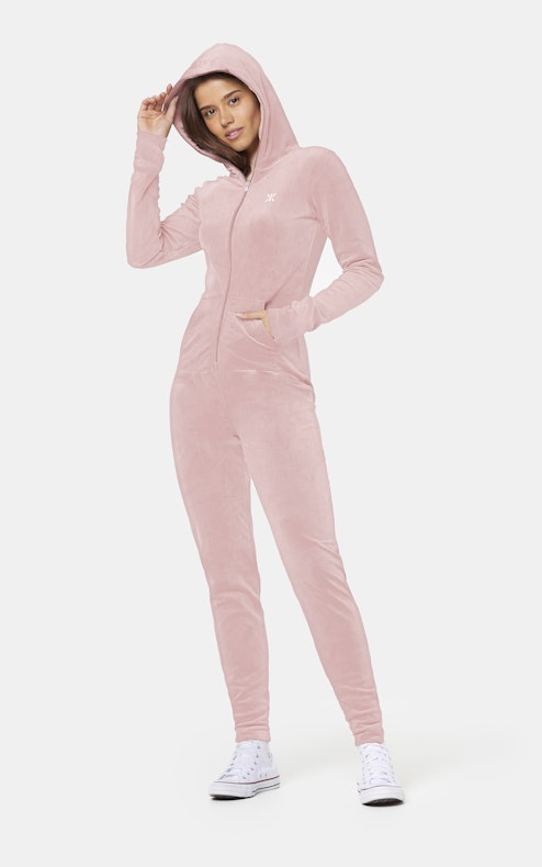 Onepiece Original Velvet Slim Jumpsuit Pink