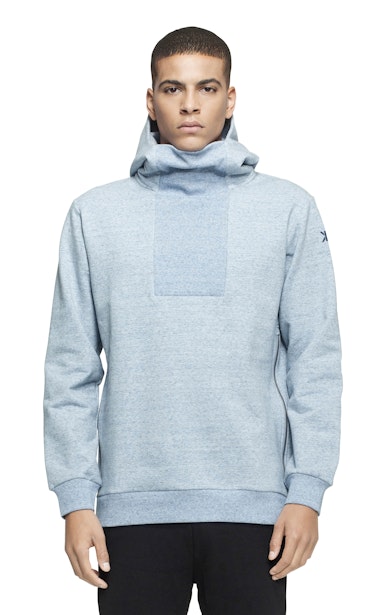 Onepiece Out Hoodie Light Blue Melange