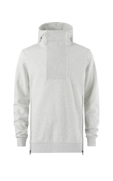 Onepiece Out Hoodie Blanc Neige Chiné
