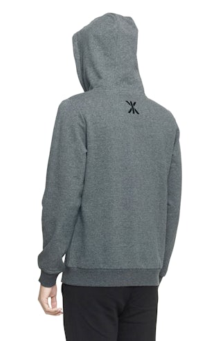 Out Zip Hoodie Dunkelgrau