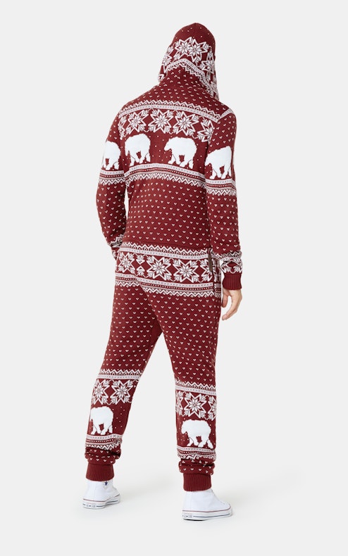 Onepiece Polar Bears are Coming jumpsuit Rouge