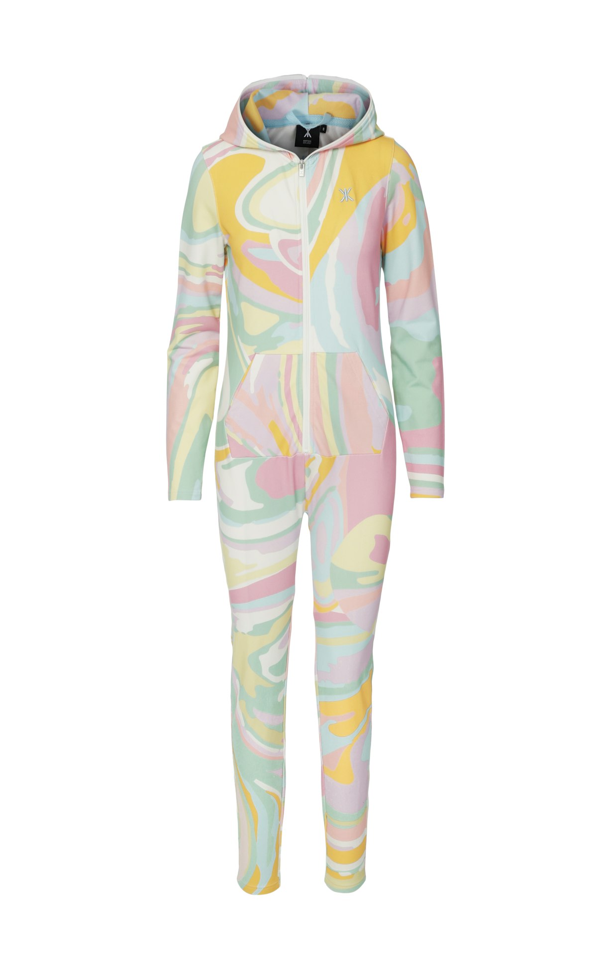 Psychedelic Fitted Jumpsuit Mutli