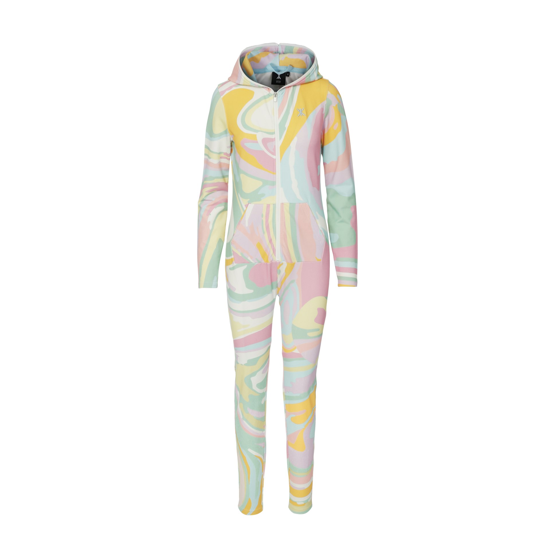 Psychedelic Fitted Jumpsuit Mutli