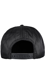 Onepiece Quilted Cap Snapback Noire