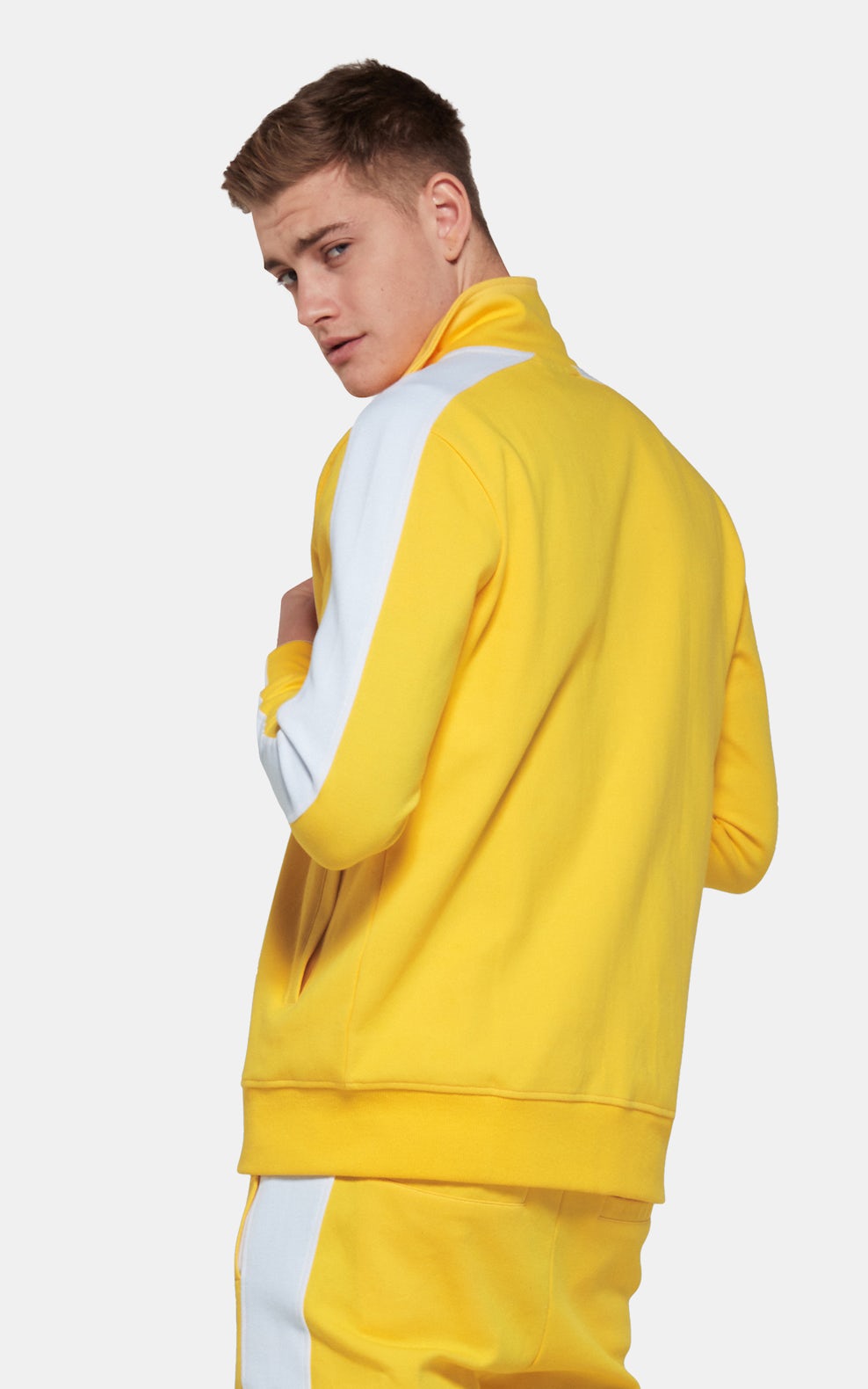 Racer Cardigan Gelb