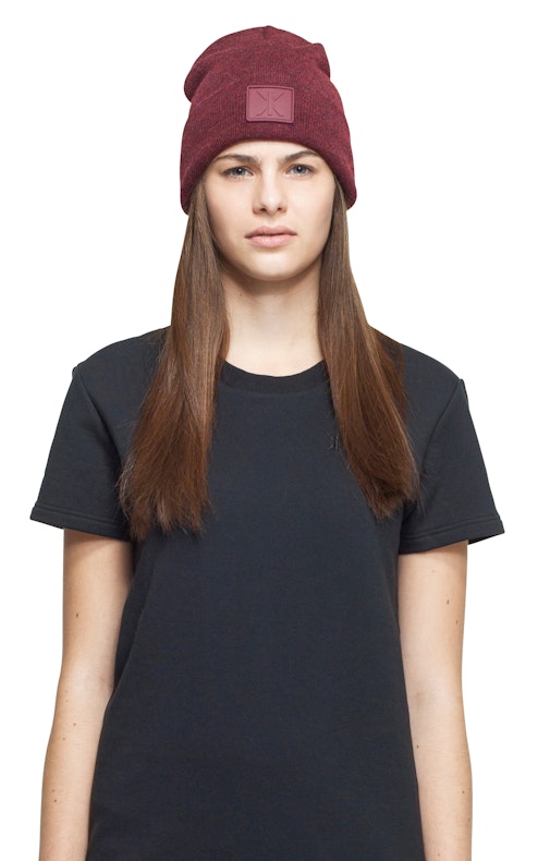 Onepiece Raw Beanie Rouge Chiné