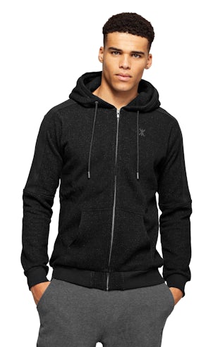 Slow Zip Hoodie Black Jacket Onepiece Us