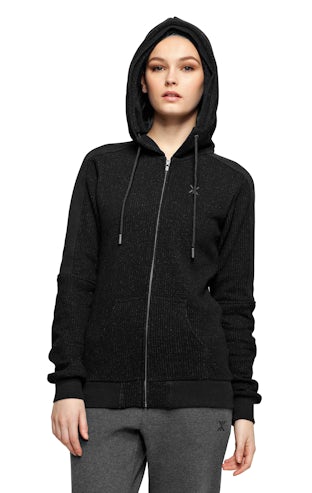 Slow Zip Hoodie Black Jacket Onepiece Us