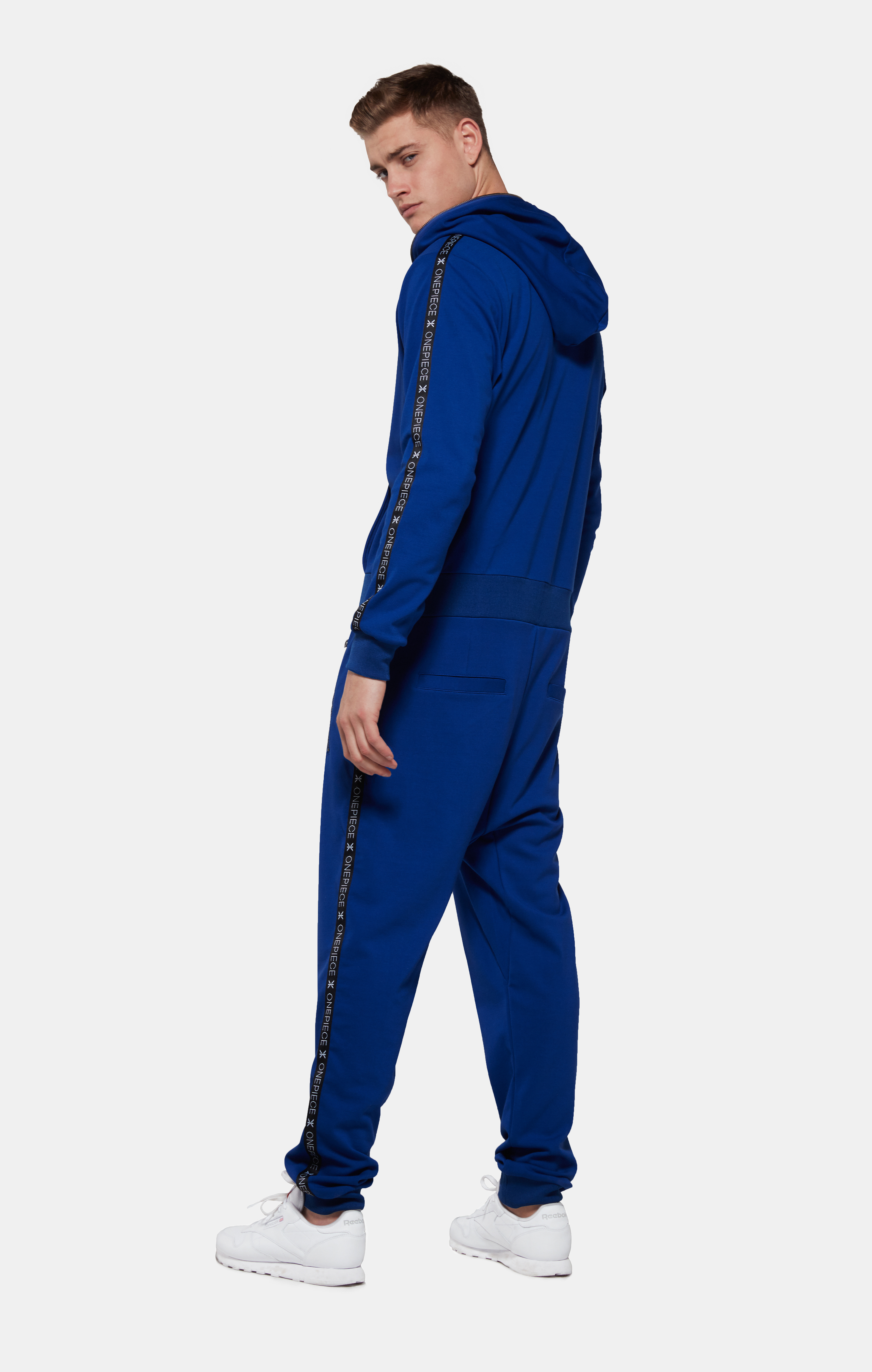 polo jumpsuit blue
