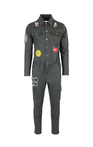Onepiece Stamina Patch Jumpsuit Army