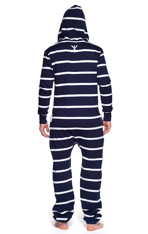 Stripe Onesie Dress Blue / White