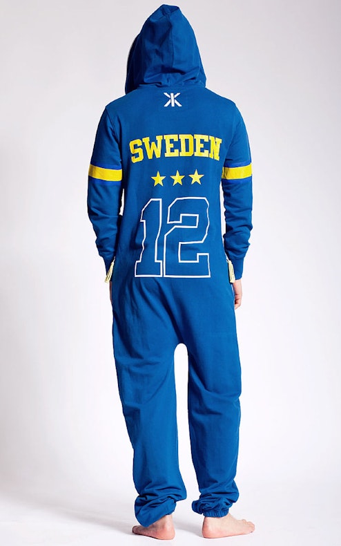 Onepiece Sweden Number Lightw. Blue/Yellow