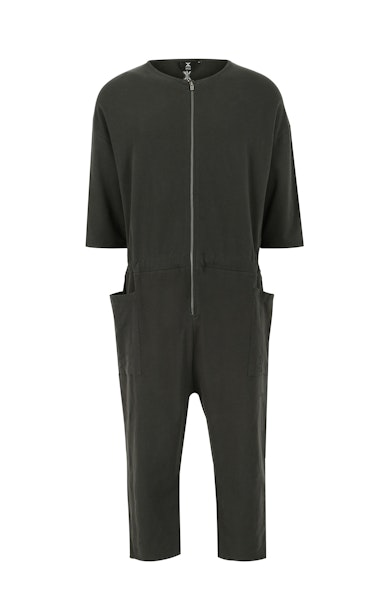 Onepiece Tag Jumpsuit CHARCOAL