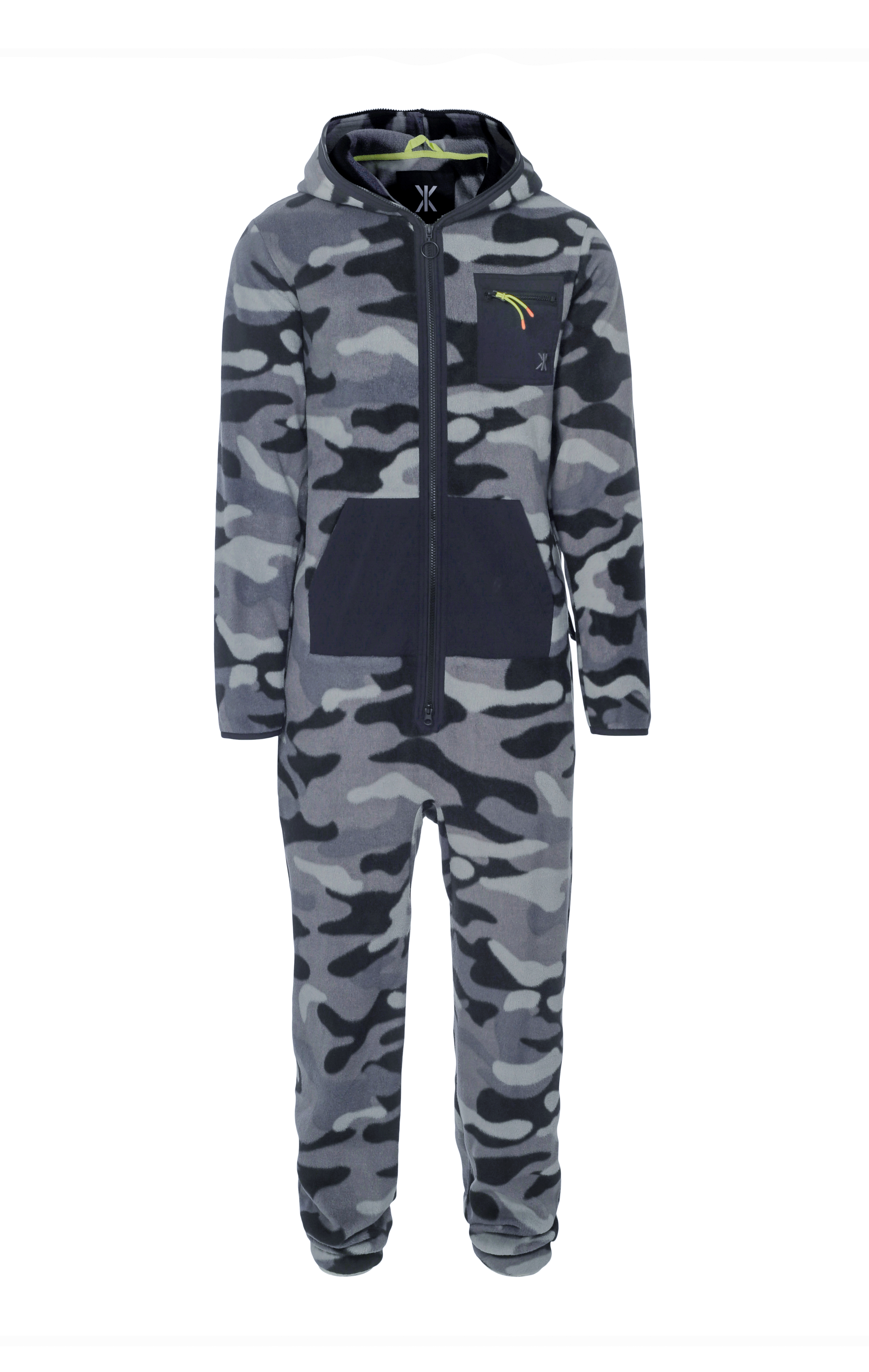 Camo Fleece Jumpsuit Mehrfarbig