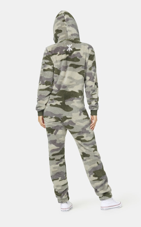Onepiece The New Puppy jumpsuit Army Camo
