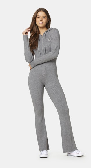 Onepiece The Rib fitted jumpsuit Gris